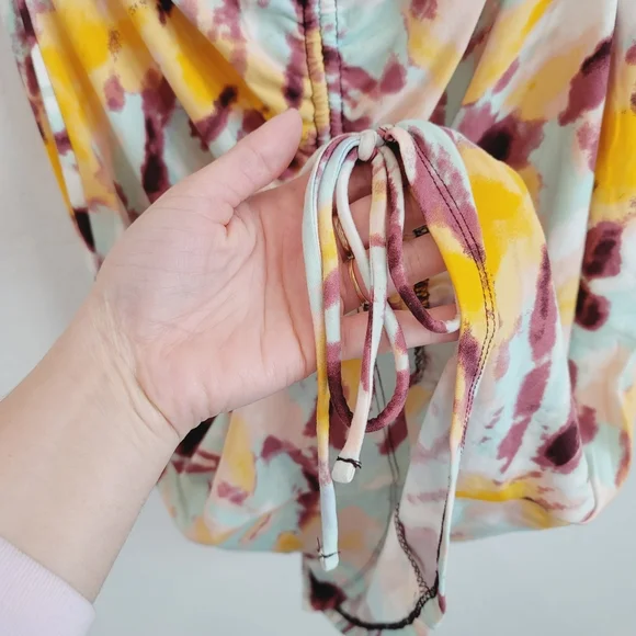 NWOT Derek Heart Tie Dye Sleeveless Mini Dress Women's Size Large - Picture 8 of 12